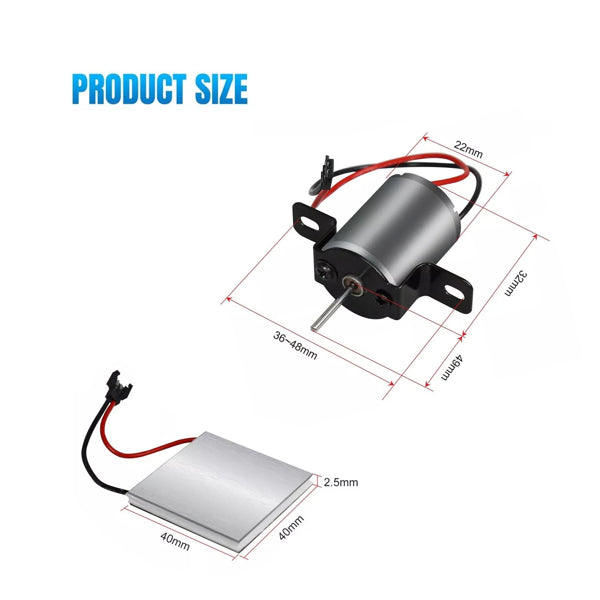 For Stove Burner Fan Fireplace Heating Replace Parts Eco Friendly Motor Tool - view 3