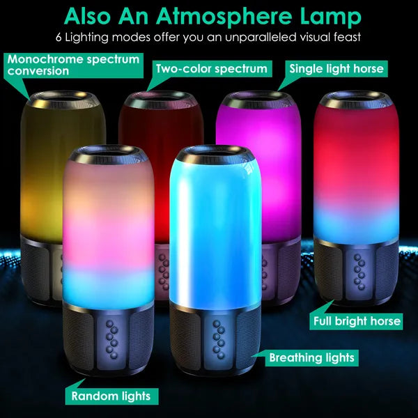 Wireless Portable Speaker Loud Stereo Speaker With Color Changing Light Radio Party TWS Speaker For Home Outdoor - view 3
