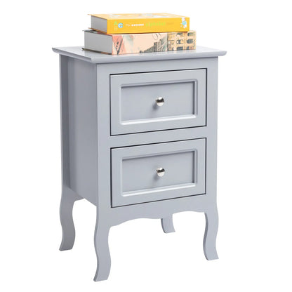 2pcs Country Style Two-Tier Night Tables Large Size Grace - view 9