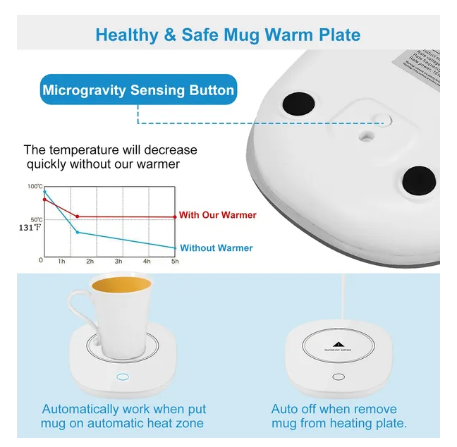 Coffee Mug Warmer Cup Warmer Auto Shut Off Coffee Tea - view 6
