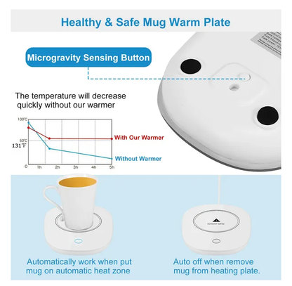 Coffee Mug Warmer Cup Warmer Auto Shut Off Coffee Tea - view 6