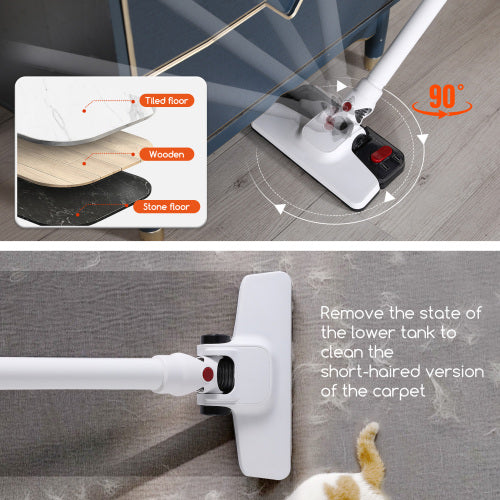Lightweight Stick Vacuum Cleaner, Unique Vacuum And Mop Combo 3 Dust Filters Microfiber Pads - view 6