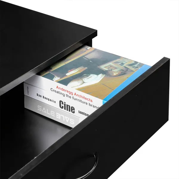FCH Modern Simple 4-Drawer Dresser Black - view 4