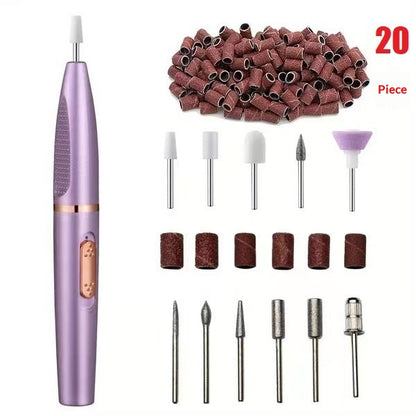 Small Electric Nail File Drill Cordless Nail Polisher - view 8