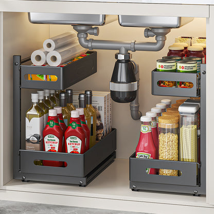 Organizer Rack For Spice Jars And Cans