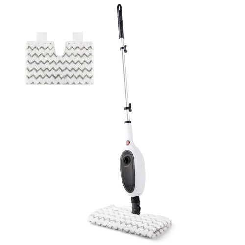 Steam Mops For Floor Cleaning, Unique Double-Sided Flip Design, 15 Seconds Fast Heating 10-in-1 Steam Cleaner