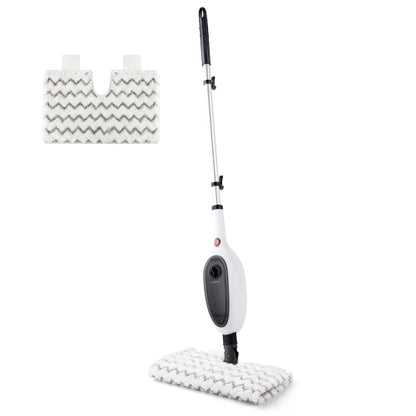 Steam Mops For Floor Cleaning, Unique Double-Sided Flip Design, 15 Seconds Fast Heating 10-in-1 Steam Cleaner