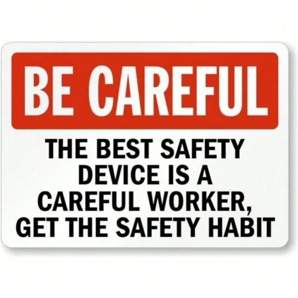 Enhanced Safety Warning Sign Weatherproof Metal For Outdoor And Indoor Use - view 4