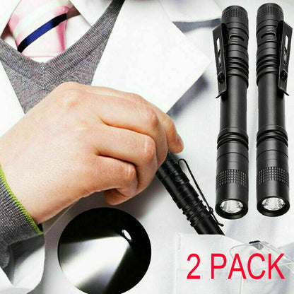 Tactical Flashlight Small LED Torch Light Mini Super Bright Penlight Work Light - view 2