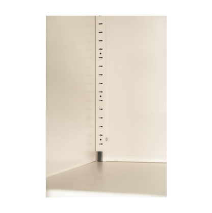 71'' 2 Shapely Door Cabinet With Lock, Metal Storage Cabinet With Doors And Adjustable Shelves, For Kitchen, Bedroom - view 9