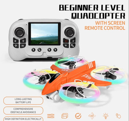 New Remote-controlled Foldable Quadcopter Drone X3 With Electric Adjustable HD Dual Cameras, Screen Remote Control