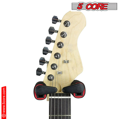 5Core Guitar Wall Mount Hanger Hook Metal Base Soft Padding Adjustable Rotatable Holder - view 3