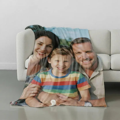 Custom Blankets Flannel With Photo Upload For Mother's Day - Must Upload The Image - view 7