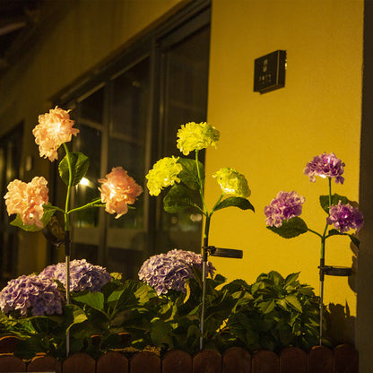Solar Hydrangea Lights Floor Outlet Outdoor Garden Decorative Lights - view 4
