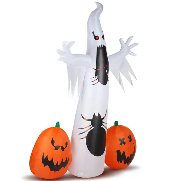 11.8 FT Halloween Inflatables Ghost Spider Pumpkin Outdoor Decorations - view 4