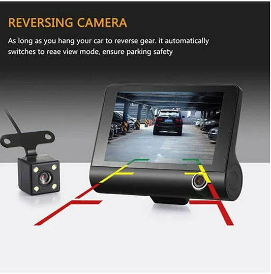 1080P 4 Dual Lens HD Car DVR Rearview Video Dash Cam Recorder Camera G Sensor - view 2