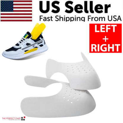 Pair Sneaker Shoe Anti Crease Protector Decreaser Toe Force Creasing Shoes Cover - view 4