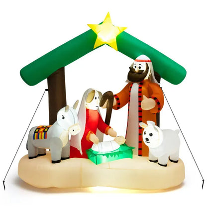 6.7 Feet Christmas Decoration With LED Lights - view 5