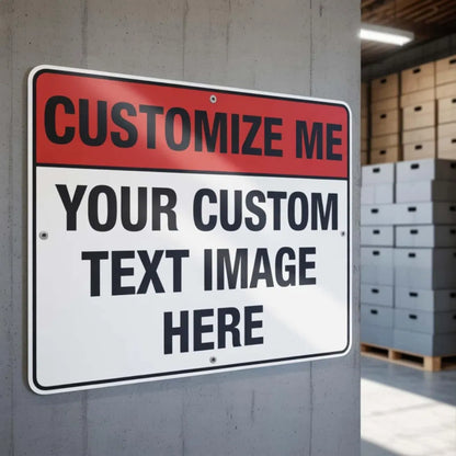 Custom Metal Signs Outdoor Business Home Office Fade Resistant Corrosion Resistant - view 2