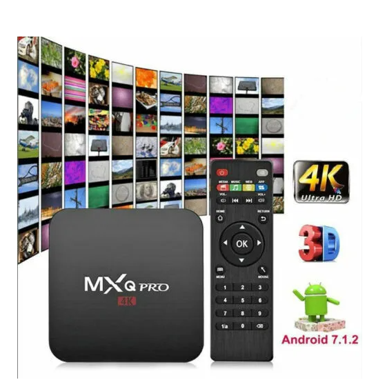 MXQ Pro 4K Ultra HD 64Bit Wifi Android 7.1 Quad Core Smart TV Box Media Player - view 5