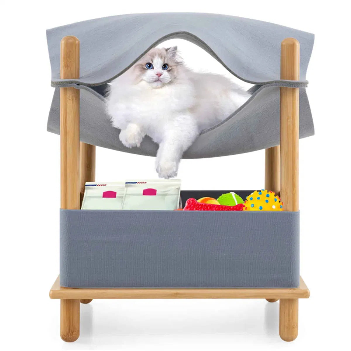 2-Tier Cat Condo with Hammock - view 9