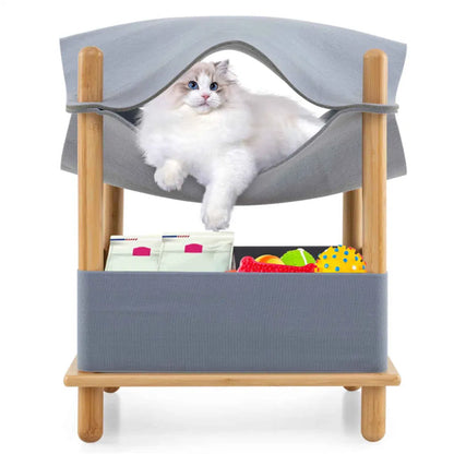 2-Tier Cat Condo with Hammock - view 9