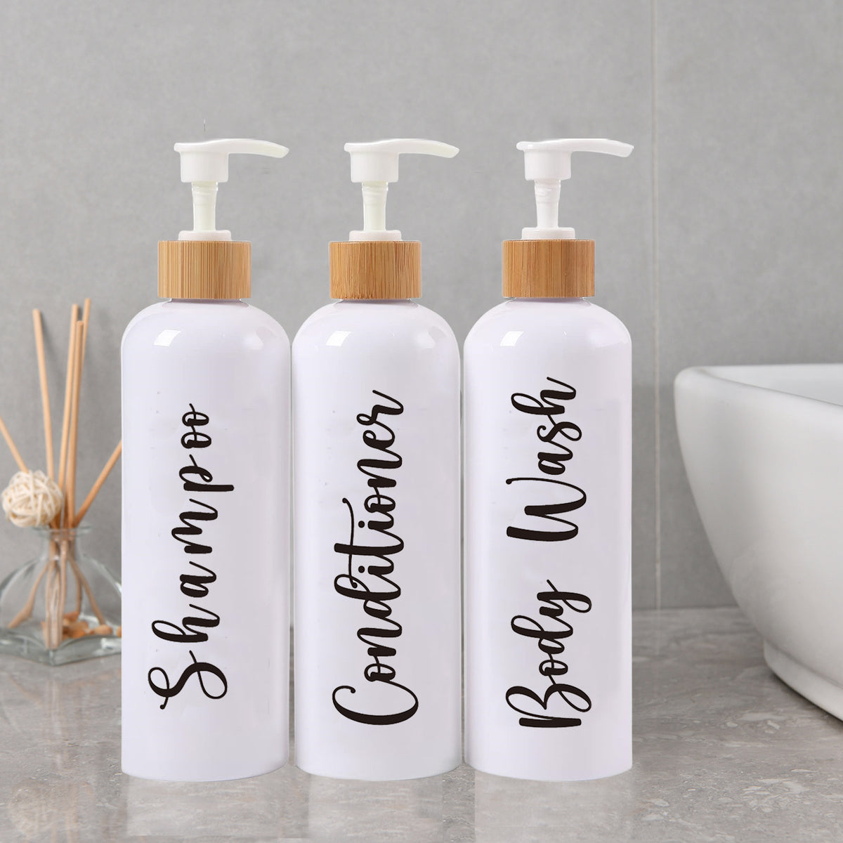 Thickened 3-piece Set Of 500ml Refillable Travel Bottles - view 2