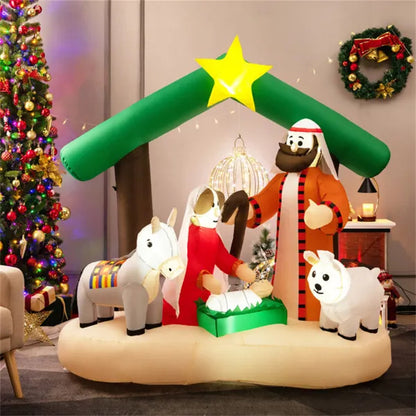 6.7 Feet Christmas Decoration With LED Lights - view 6