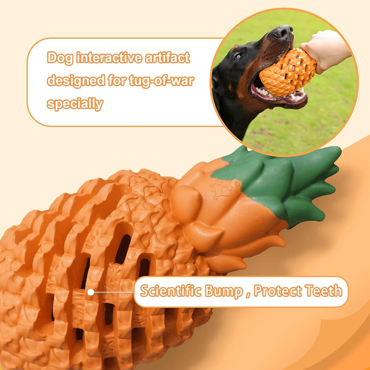 Dog Toys For Dogs Pineapple Dog Chew Toys For Aggressive Chewers Indestructible Dog Toys For Aggressive Chewers Dog - view 2