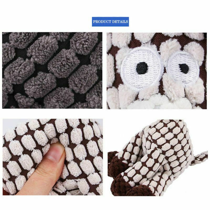 Dog Toy Play Funny Pet Puppy Chew Squeaker Squeaky Plush Sound Toys Clean Teeth - view 6
