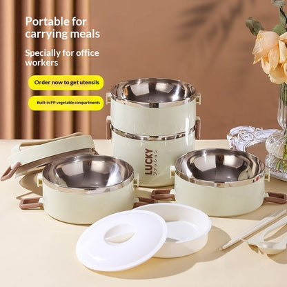 Stainless Steel Bento Box Compartmentalized Lunch Box - view 2