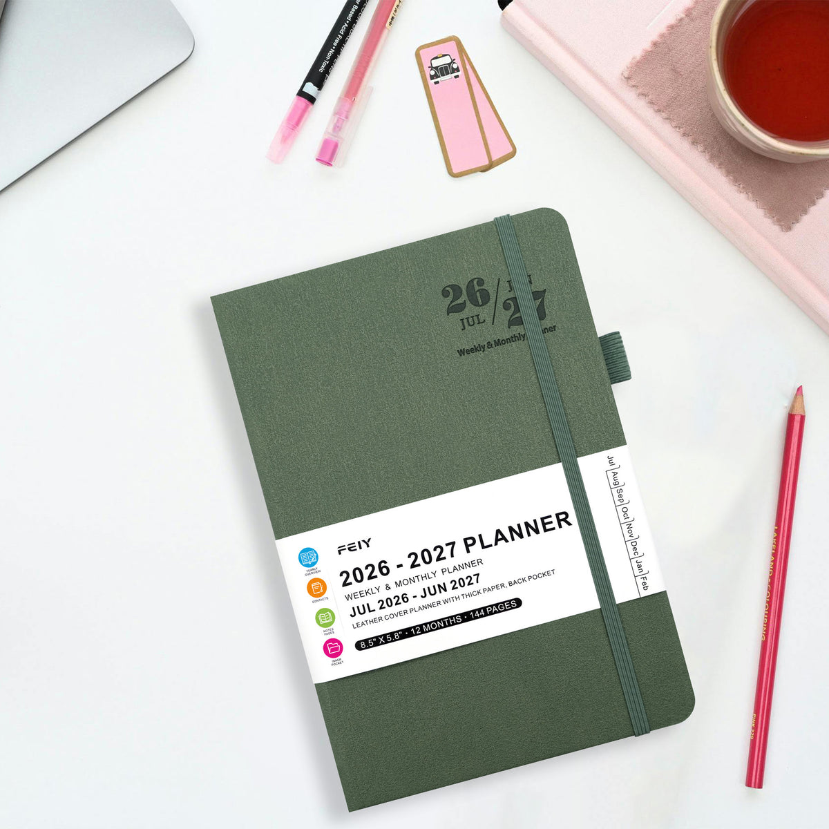 2026-2027 English Weekly Planner Notebook - view 3