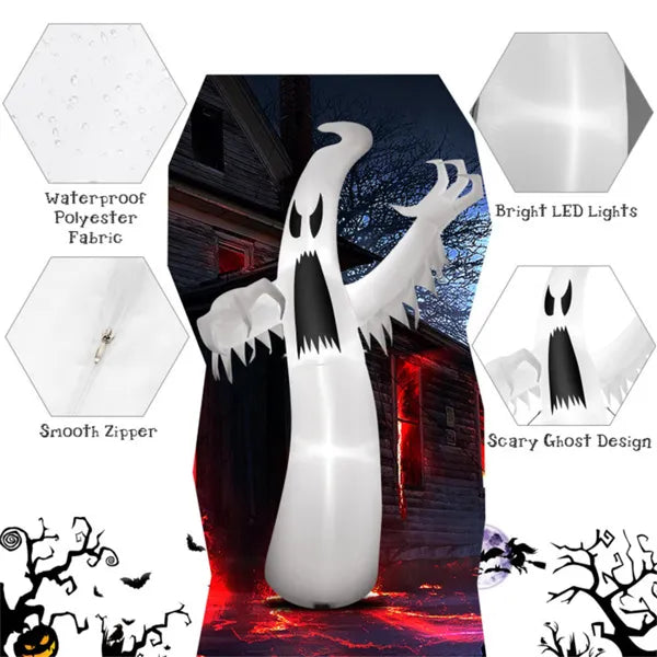 12 Feet Halloween Inflatable Ghost Decoration - view 3