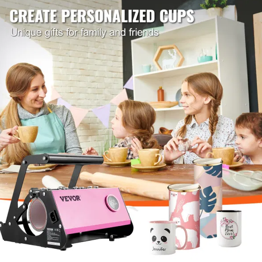 VEVOR Mug Heat Press, 11-30oz Tumbler Heat Press Machine, Sublimation Transfer Straight Skinny Tumblers - view 2