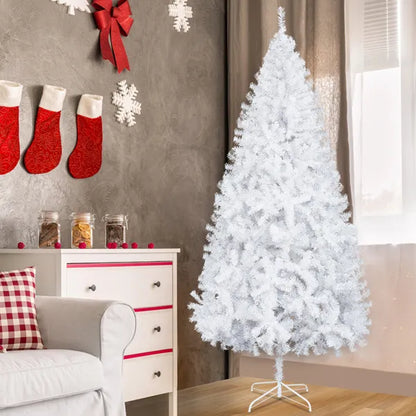 8ft Flocking Tied Light 1349 Branches Christmas Tree - view 4