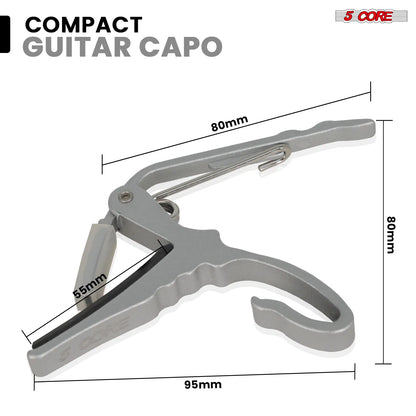 5 Core Guitar Capo Quick Change Acoustic Electric String Clip Banjo Mandolin Or Ukulele - view 7