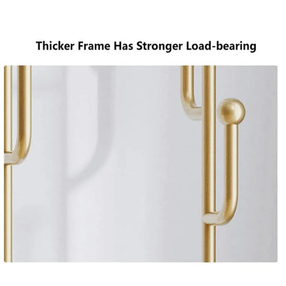 Clothing Rack, Golden Metal Freestanding Heavy Duty Clothes Rack with Marble Base - view 7