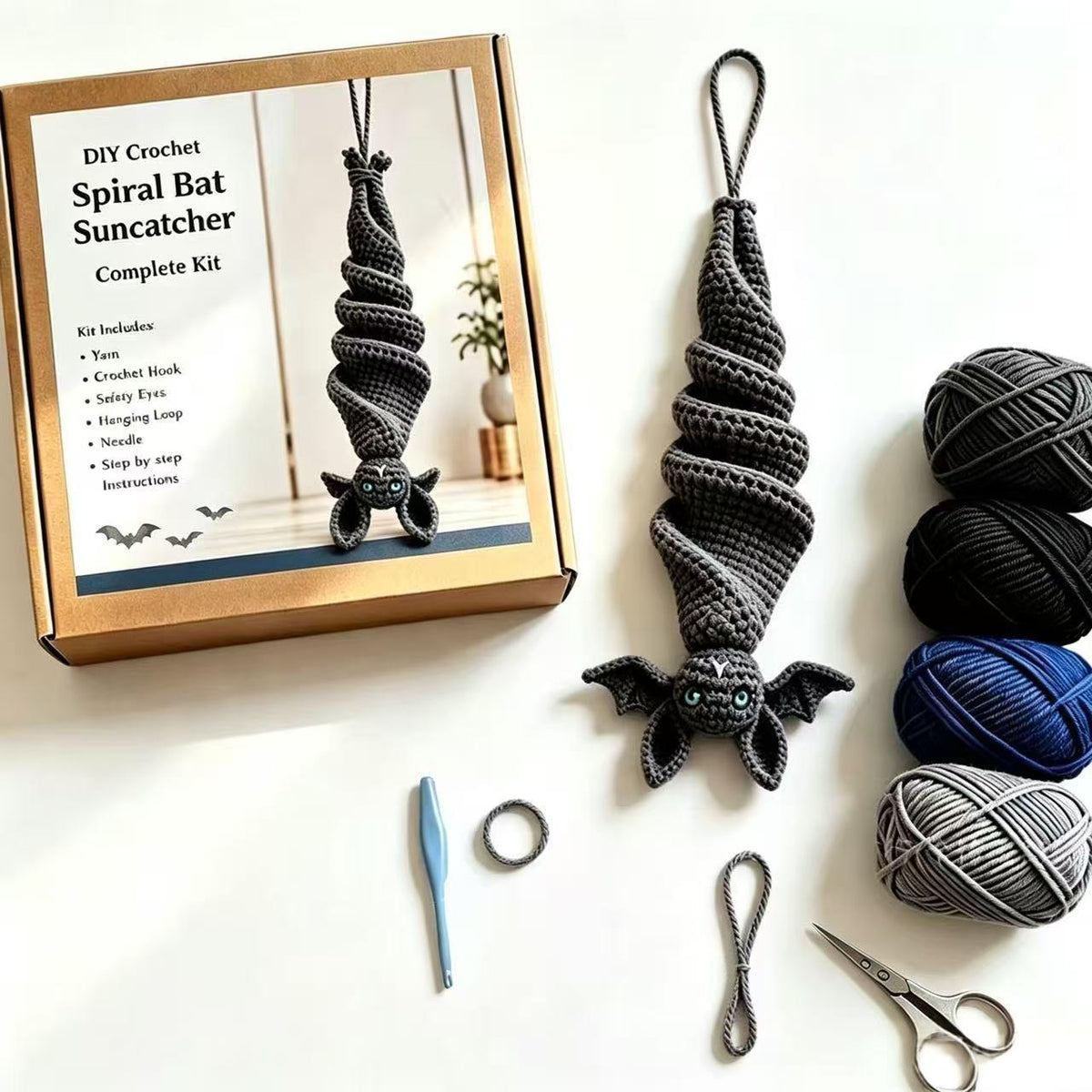 Halloween Crochet Bat DIY Kit - view 4