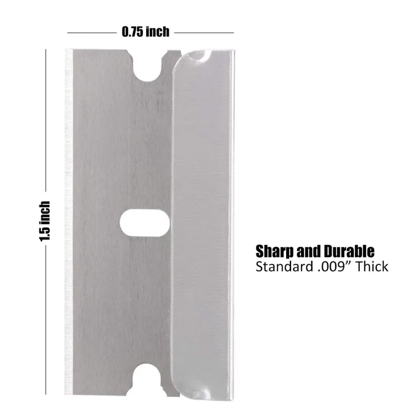 Razor Blades Single Edge Extra Sharp Heat Treated Safety Knife Scrapers - view 8