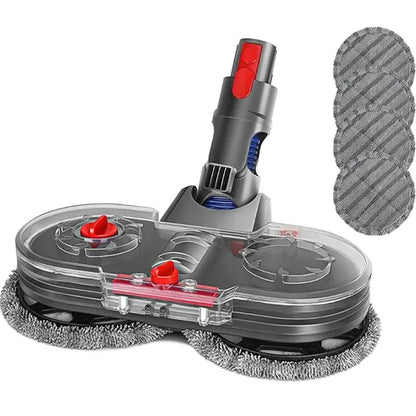 Electric Mop Head Set For V7 V8 V10 V11 V15 Vacuum Cleaner Parts, Mop Attachment With Water Tank, Cleaning Cloth - view 2