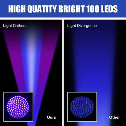 UV Ultraviolet Light LED Flashlight BlackLight 395nM Inspection Lamp Torch - view 8