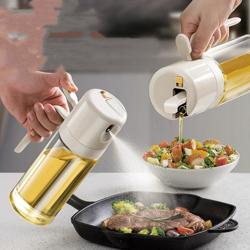 2 In 1 Oil Sprayer Bottle BBQ Cooking Oil Dispenser Olive Oil Pourers Sprayer Kitchen Baking Oil Mister Vinegar Bottle - view 6