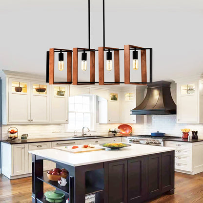 4-Light Kitchen Island Lights Pendant Light Farmhouse Dining Room Light Fixture - view 5