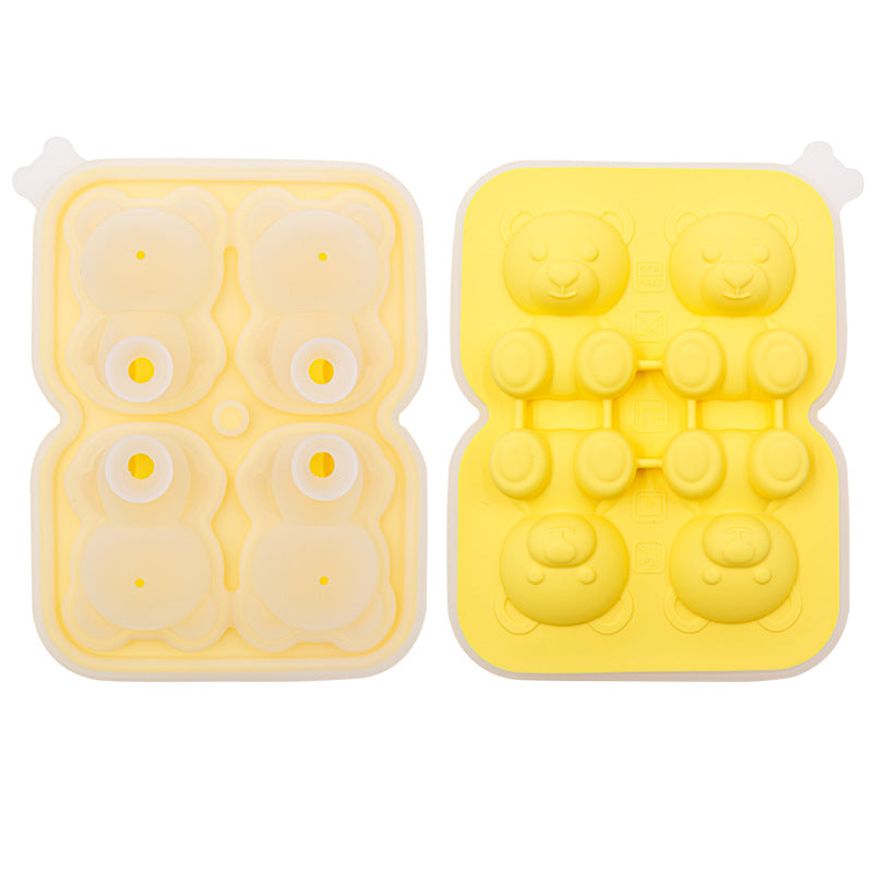 Bear Ice Cube Molded Silicone Ice Tray - view 5