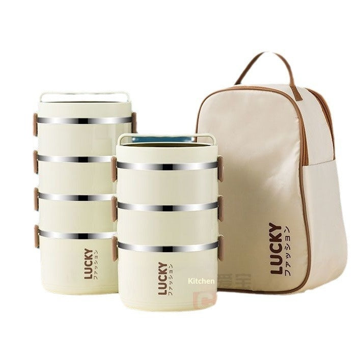 Stainless Steel Bento Box Compartmentalized Lunch Box - view 5
