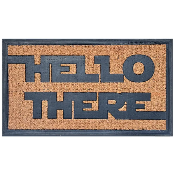 Hello There Funny Coir Doormat Hello There Welcome Front Porch Decor Doormat For The Entrance Way Outdoor