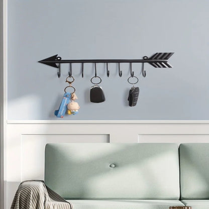 Modern Bow Arrow Wall Hooks Space Saving Entryway Coat Rack Hat Hanger For Hallway Bedroom Organization - view 2