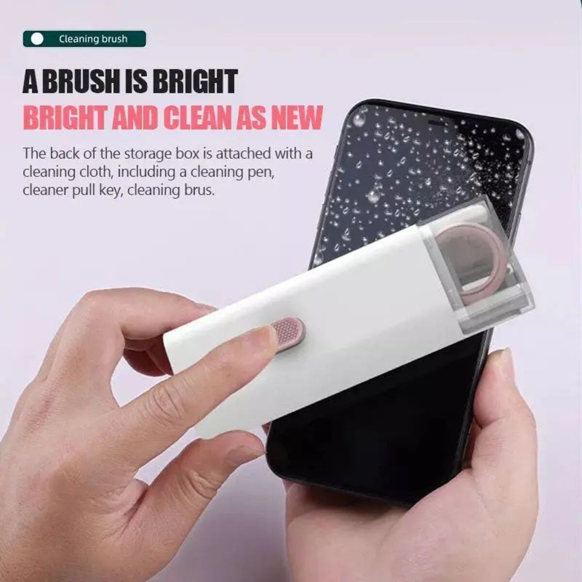 7 In 1 Computer Keyboard Cleaner Brush Kit Earphone Cleaning Pen For Headset Keyboard Cleaning Tools Cleaner Keycap - view 2