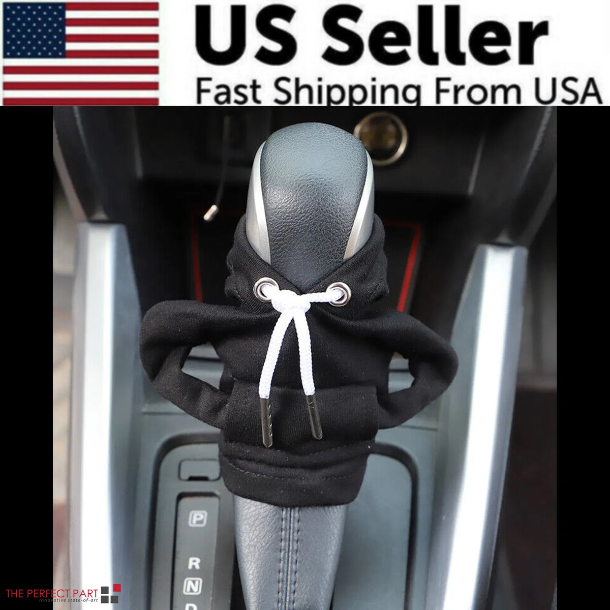 Car Gear Shift Cover Mini Hoodie Gear Shift Cover for Car Shifter Interior Trim - view 7