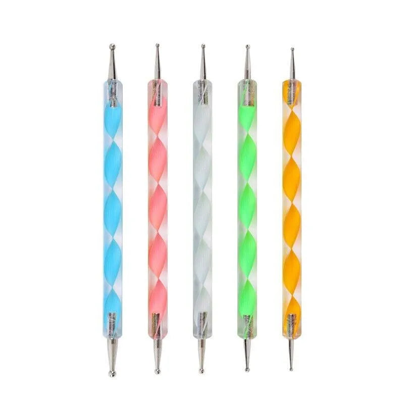 20PCS/Set Nail Art Design Dotting Painting Drawing Polish Brush Pen Tools UV Gel - view 3